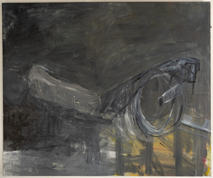 Builder72 x 60 inchesoil on canvas2021