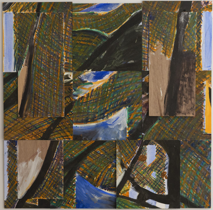 planet36 x 36 inchesoil on panel2021